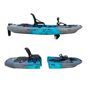 catamaran modular fishing kayak 2 pieces
