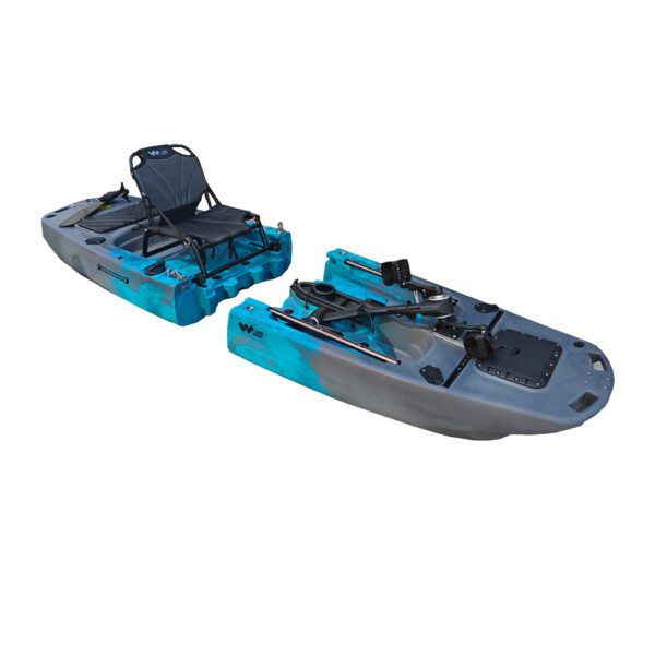 Long Wave CORTÉS – Modular Pedal Fishing Kayak (Catamaran Hull) - Image 5
